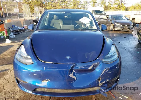 2022 Tesla Model Y Long Range Dual Motor All-Wheel Drive из США, поврежденный, VIN 7SAYGAEE4NF428691
